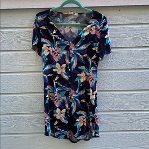 ROXY Blue Tropical Dress